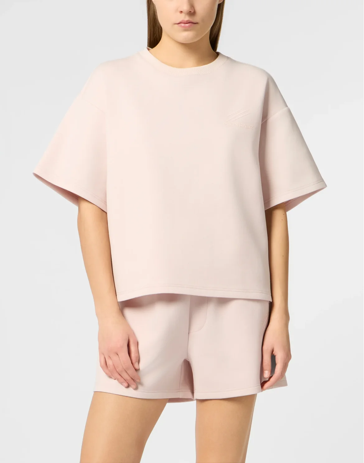 Round Neck T-Shirt Icon Scratch, цвет: Розовый
