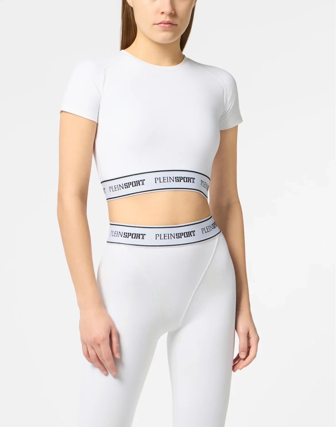 Fleece Cropped T-Shirt, цвет: Белый