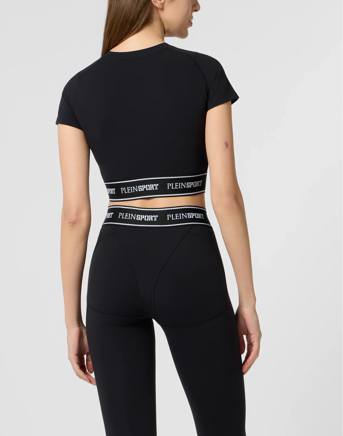 Fleece Cropped T-Shirt, цвет: Черный