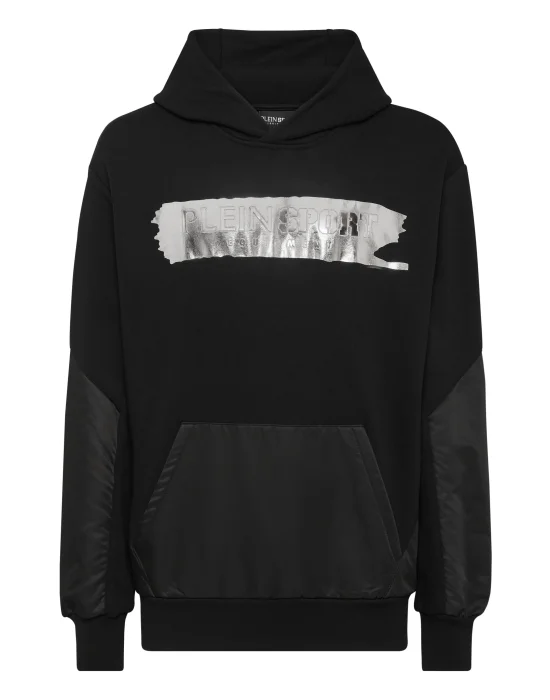 Hoodie Sweatshirt Silver Brush