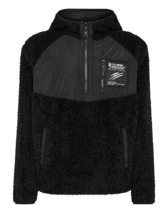 Pile Half-zip Hoodie Scratch