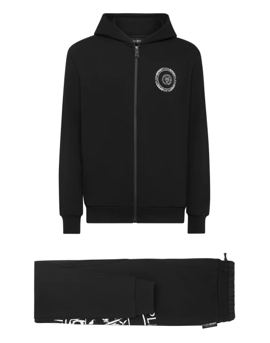 Jogging Tracksuit: Hoodie Sweatjacket/Trousers Tiger