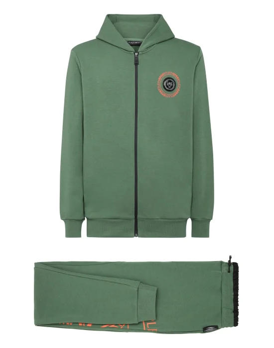 Jogging Tracksuit: Hoodie Sweatjacket/Trousers Tiger