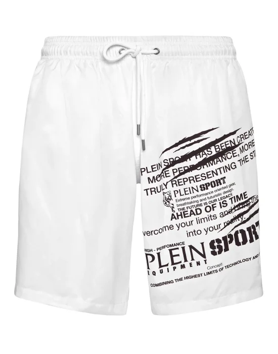 Long Swim-Trunks Lettering
