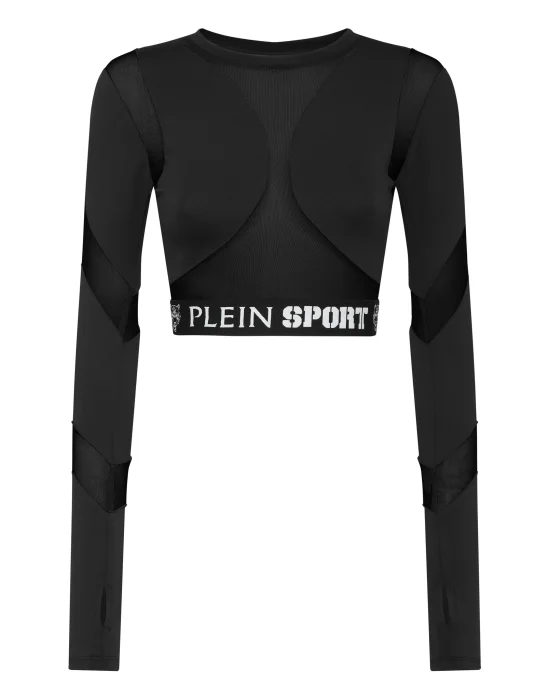 Jogging Cropped Top LS Multicut