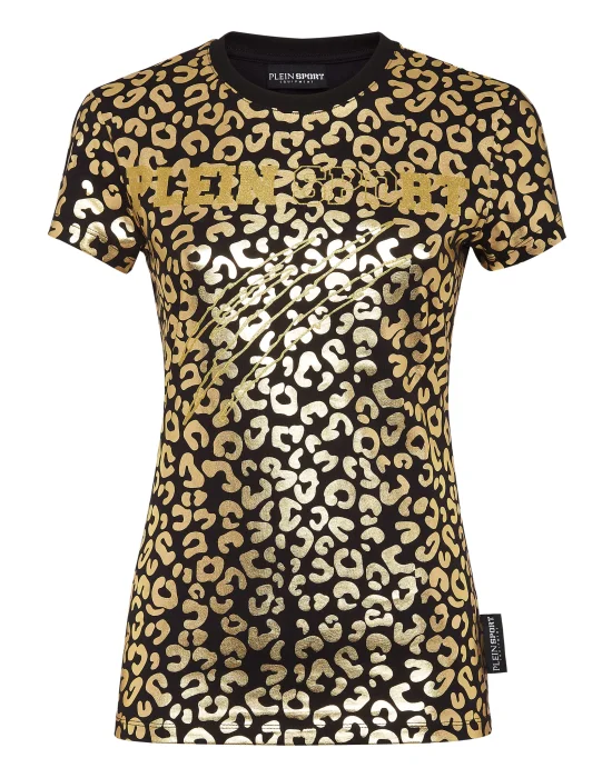 T-shirt Round Neck Sexy Pure Fit Leopard