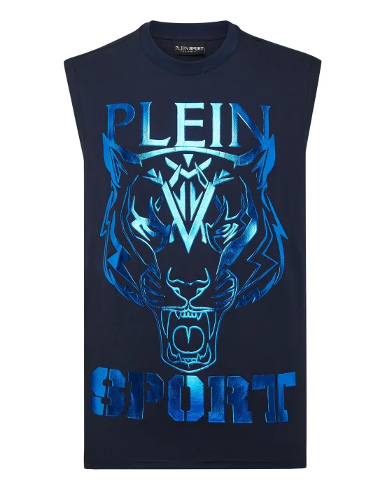 Sleeveless T-shirt Round Neck SS Tiger