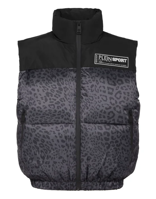 Padded Vest Leopard