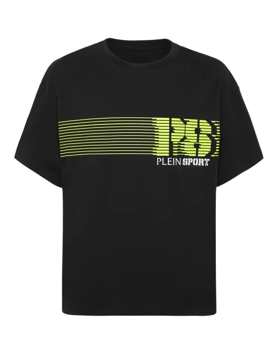 Round Neck T-Shirt Logo Stripes