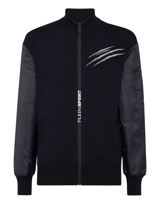 Knit Padded Jacket Tiger Court Edition