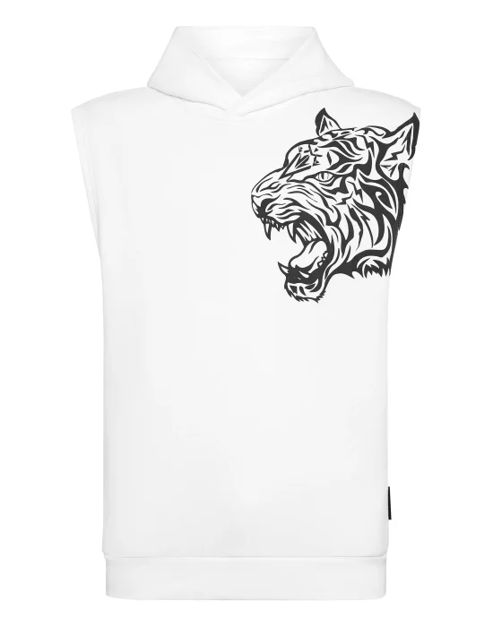 SLEEVELESS SWEATER Tiger