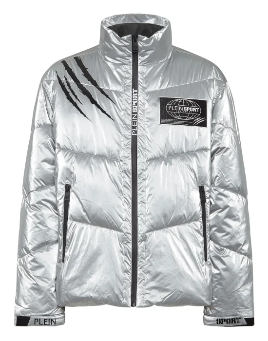 Nylon Crease Puffer Jacket