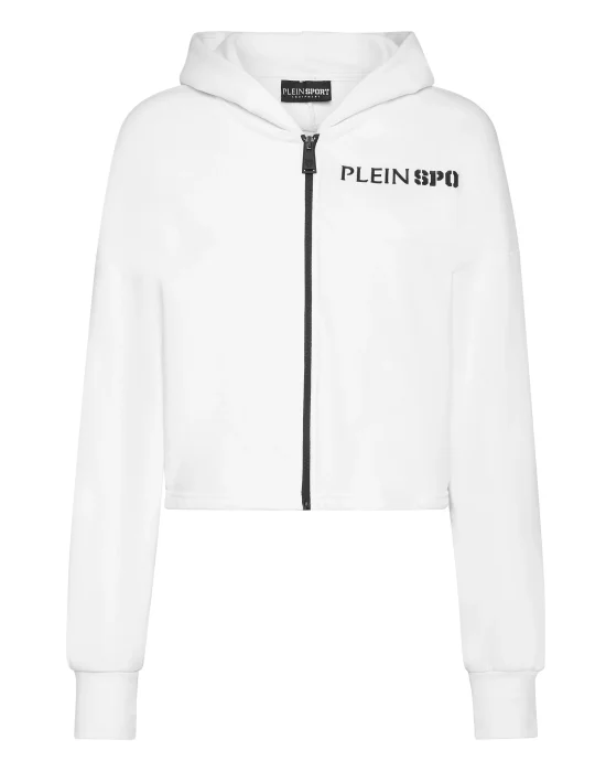 Cropped Hoodie Sweatshirt Tiger