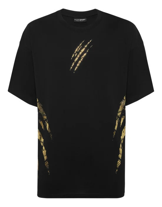 Cotton Round Neck T-Shirt Body Lines