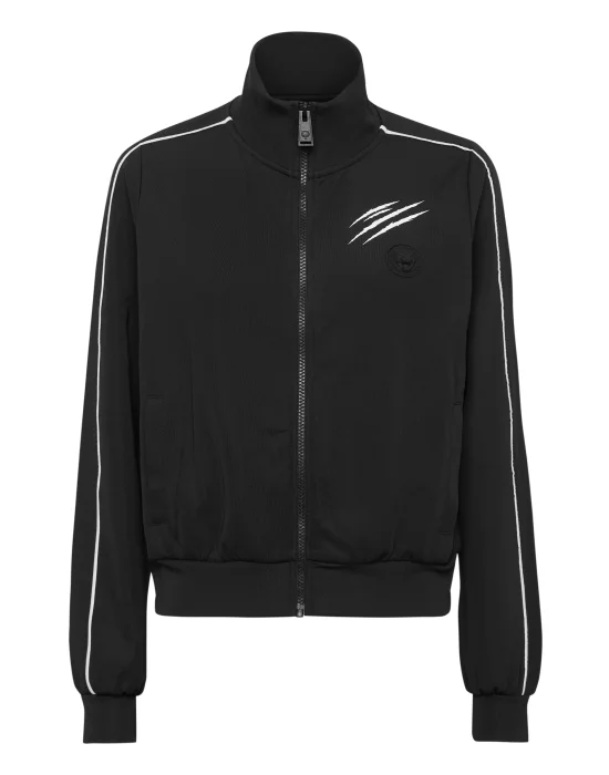 Cropped Tracksuit Jacket