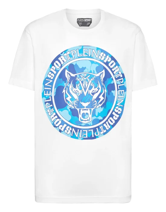 T-shirt Round Neck Carbon Tiger