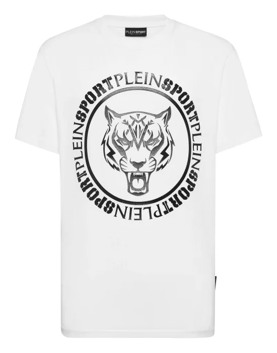 T-shirt Round Neck Carbon Tiger