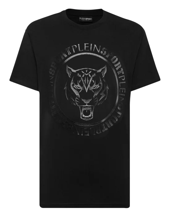 T-shirt Round Neck Carbon Tiger