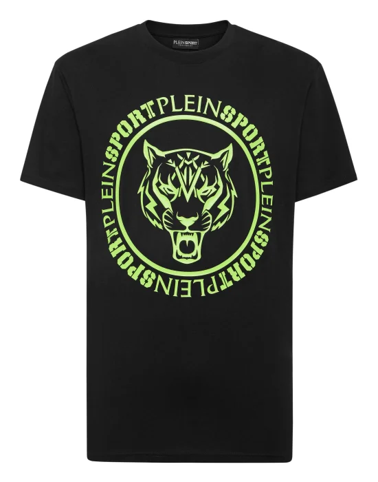 T-shirt Round Neck Carbon Tiger