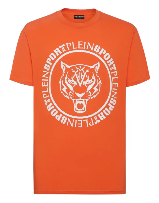 T-shirt Round Neck Carbon Tiger