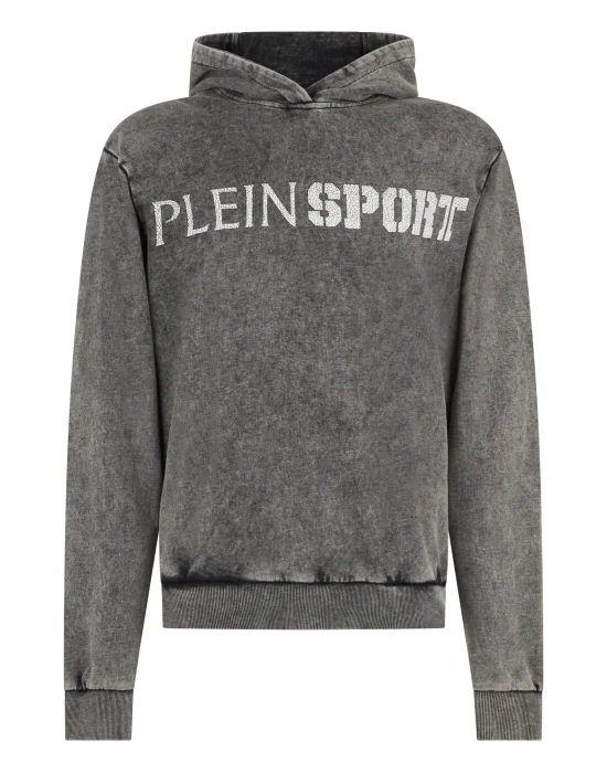 Washed Hoodie Crackle Scratch