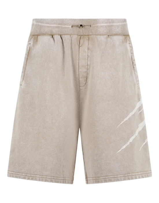 Washed Shorts Crackle Scratch