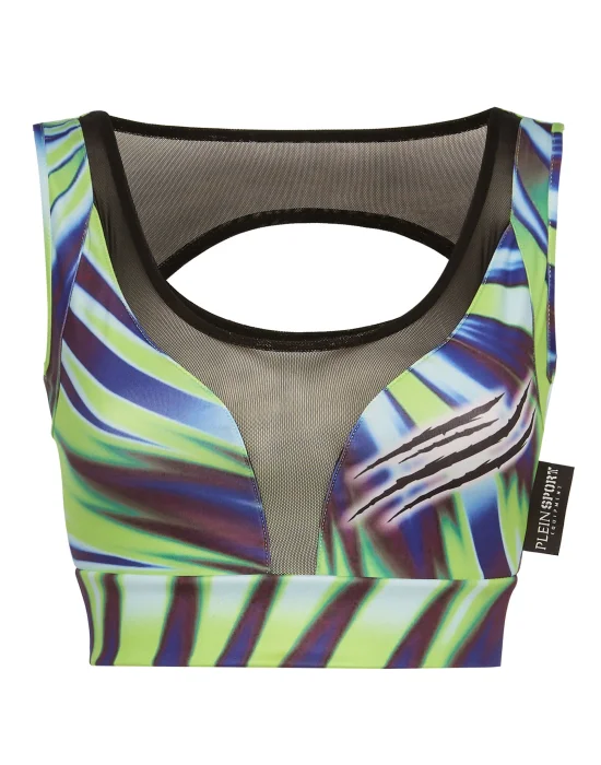 Tie-dye Jogging Cropped Top Scratch