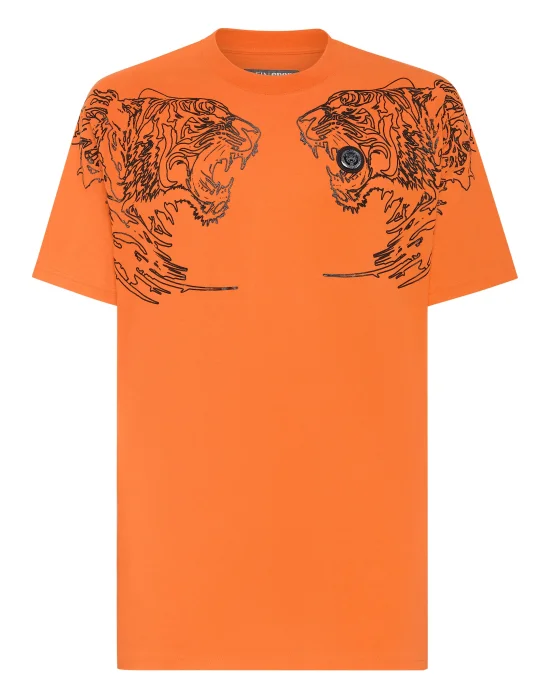 T-shirt Round Neck Tiger
