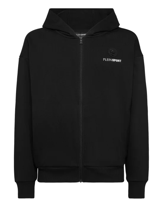 Oversize Zipped Hoodie Sweatshirt LS Scratch