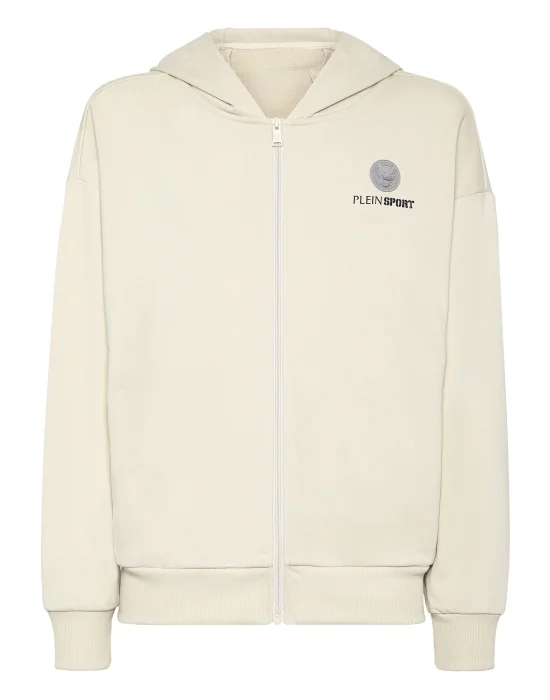 Oversize Zipped Hoodie Sweatshirt LS Scratch