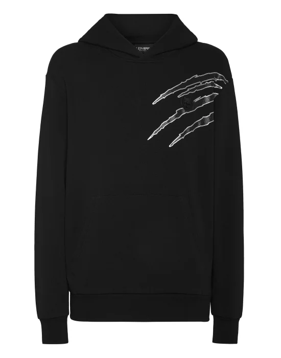 Cotton Hoodie Sweatshirt LS Lamina Scratch