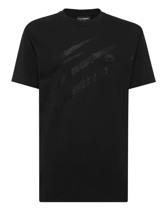 Cotton T-shirt Round Neck SS Lamina Scratch