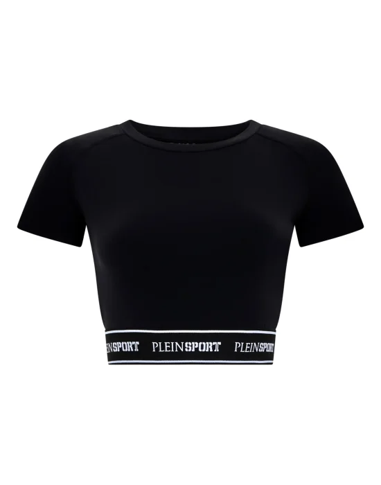Fleece Cropped T-Shirt