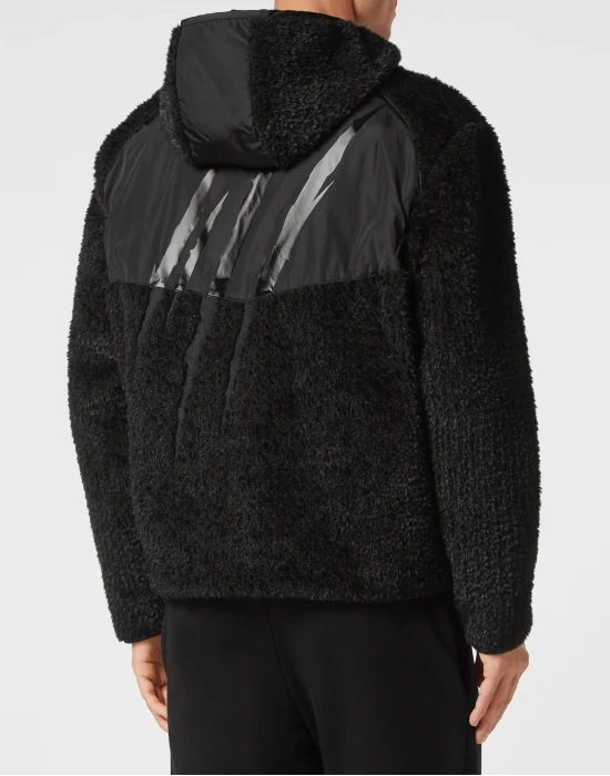 Pile Half-zip Hoodie Scratch