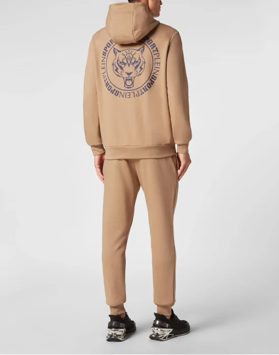 Jogging Tracksuit: Hoodie Sweatjacket/Trousers Tiger