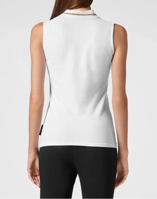 Sleeveless Polo Shirt