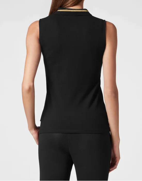 Sleeveless Polo Shirt