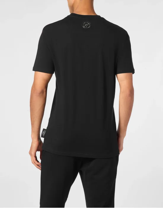 T-shirt Round Neck SS Silver Brush