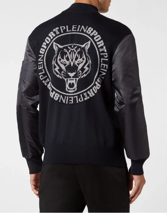 Knit Padded Jacket Tiger Court Edition