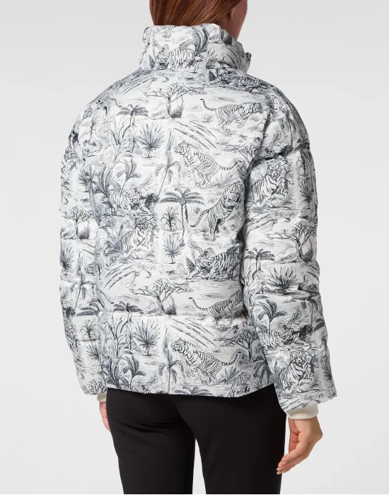 Nylon Puffer Jacket Toile
