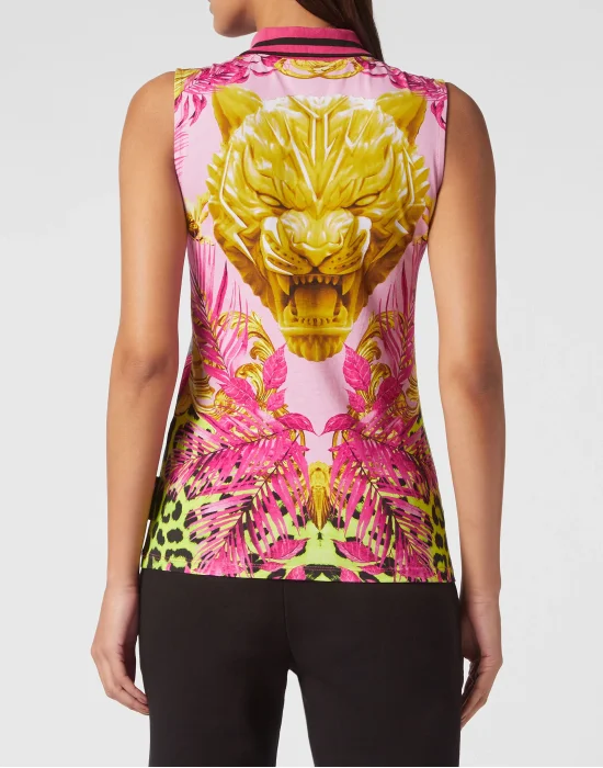Sleeveless Polo Shirt