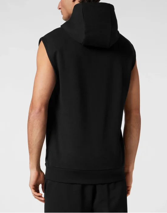 Sleeveless Hoodie sweatshirt Tiger