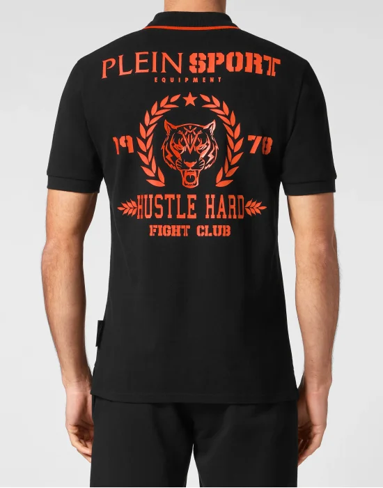 Polo Shirt Slim Fit SS Carbon Tiger
