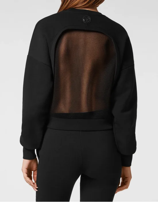 Cropped Hoodie Sweatjacket Tiger
