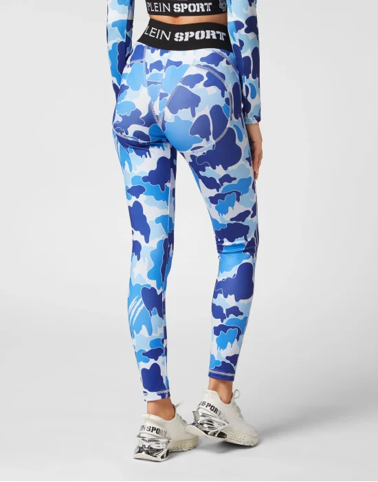 Jogging Push Up Cutting Leggings Camouflage