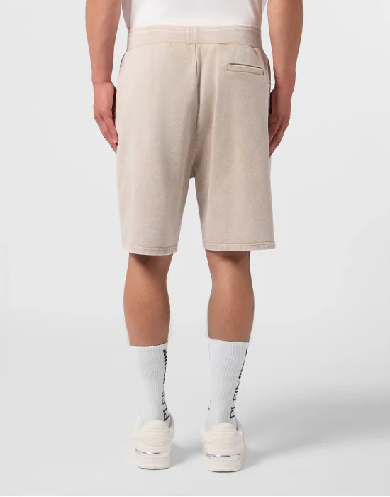 Washed Shorts Crackle Scratch