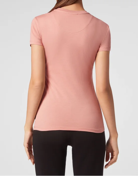 T-shirt Round Neck Sexy Pure Fit Scratch