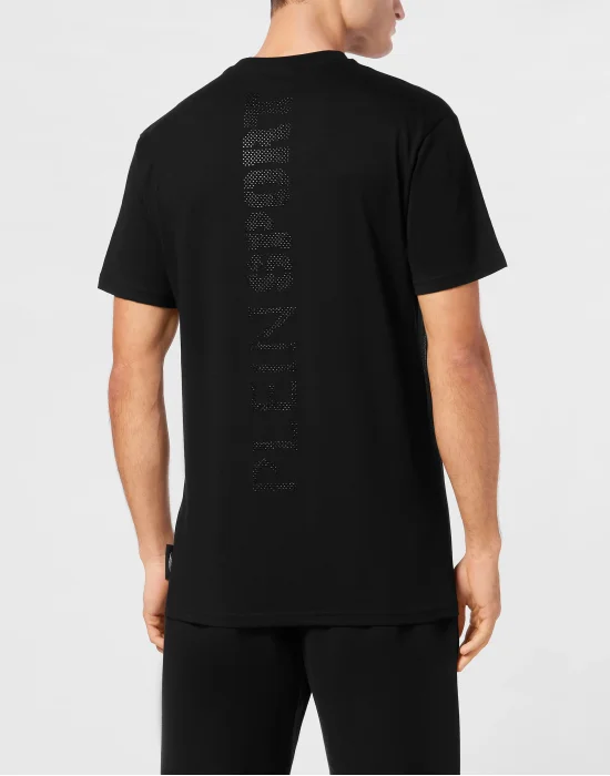 Cotton T-shirt Round Neck SS Lamina Scratch