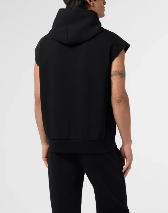 Pique Hoodie Vest Icon