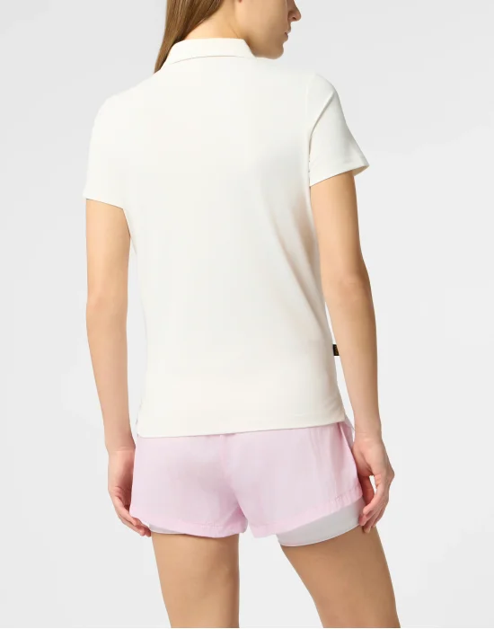 Pique Polo T-Shirt Reflective Scratch